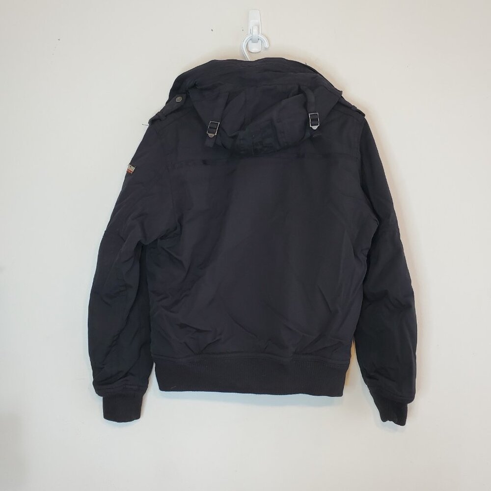 Napapijri  Expidition Research Bomber Coat Black Size M - Picture 2 of 6